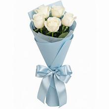 Букет 5 Белых роз Проуд #REPLACE_PRED# Балаганске