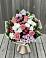 Букет цветов из: Альстромерии, Гвоздики, Розы и Хризантемы в Балаганске