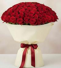 Букет 101 Красная роза Милано в Балаганске