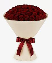Букет 101 Бордовая роза Блэк Бакарра в Балаганске
