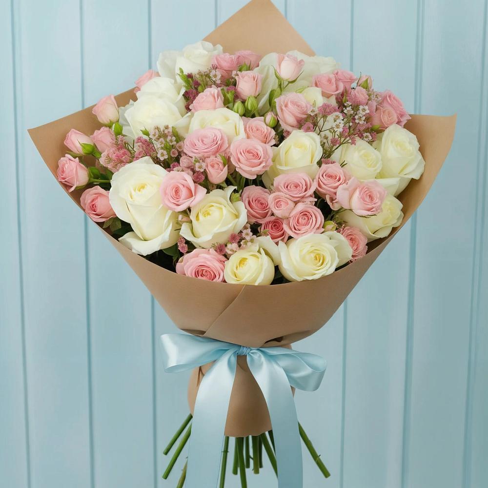 Букет цветов из: Розы в Балаганске