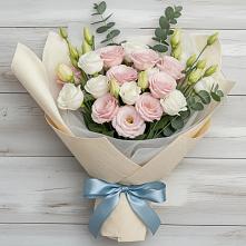 Букет цветов из:  Лизиантусы в Балаганске