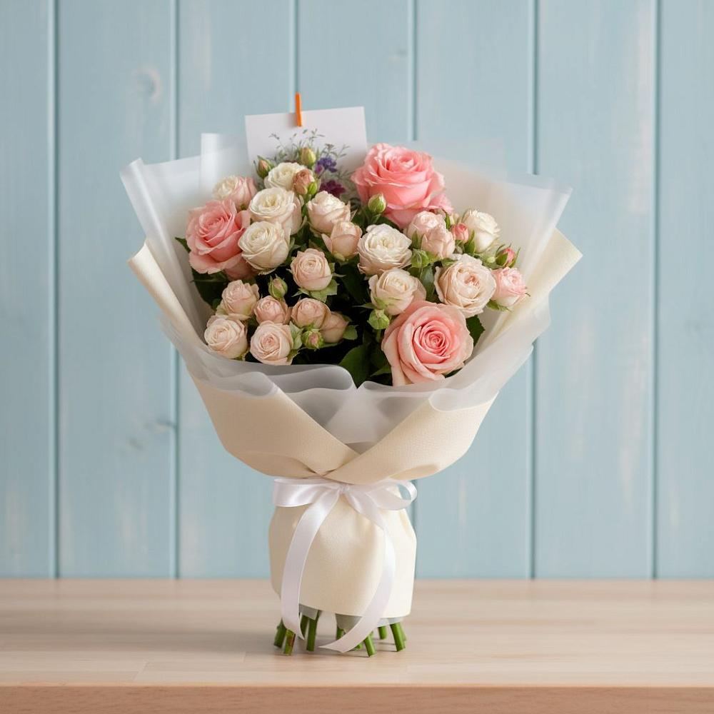 Букет цветов из: Розы в Балаганске