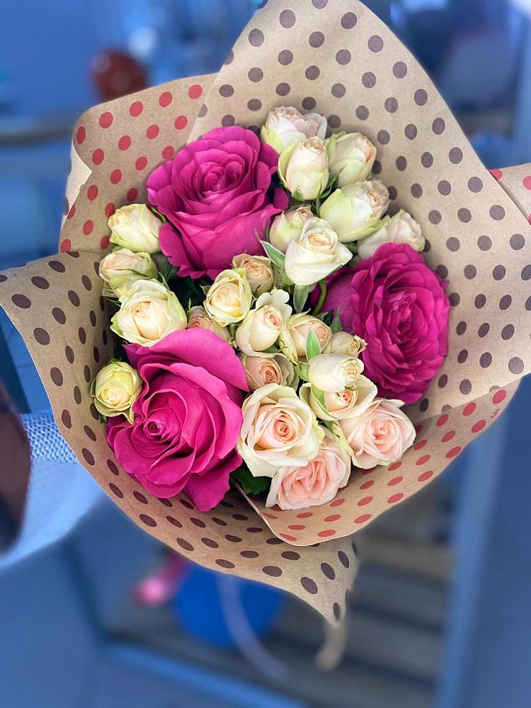 Букет цветов из: Розы в Балаганске