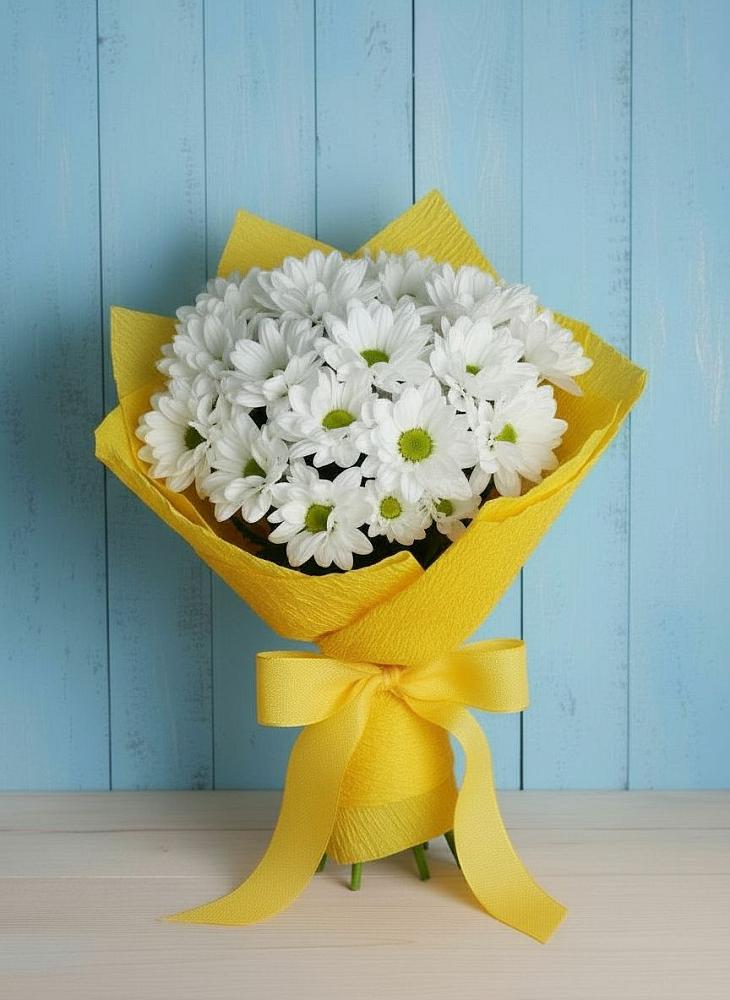 Букет цветов из: Хризантемы в Балаганске