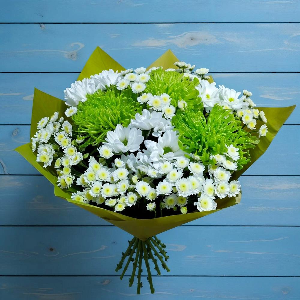 Букет цветов из: Хризантемы в Балаганске