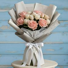 Букет цветов из:  Розы #REPLACE_PRED# Балаганске